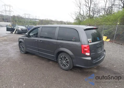 2014 Dodge Grand Caravan Sxt 30Th Anniversary из США, поврежденный, VIN 2C4RDGCG8ER379341